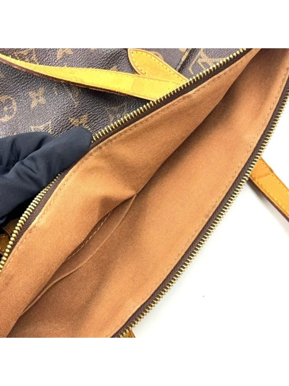 Louis Vuitton Totally PM Monogram Leather Brown Light Tote Gold